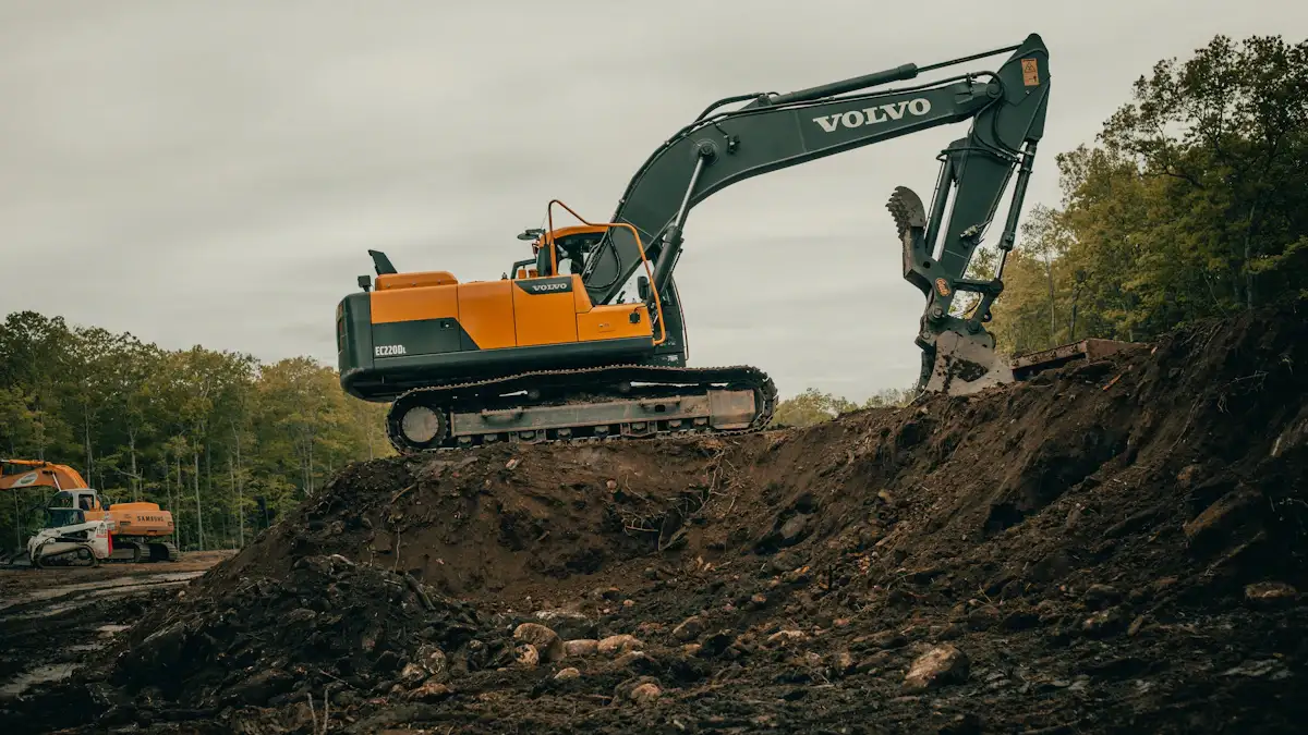Drainage equipment and trench excavation in McDonough Georgia